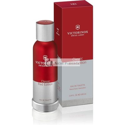 Victorinox Swiss Army Classic Red Edition Férfi Eau de Toilette Bogyókkal és Levendulával, 100ml