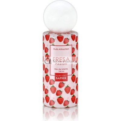 PARFUMS SAPHIR Fruits Attraction Strawberry Eau de Toilette, 100 ml