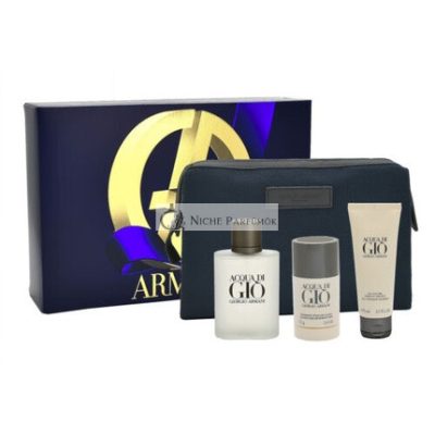 Giorgio Armani Acqua di Gio 100ml EDT, 75ml Tusfürdő, 75g Dezodor