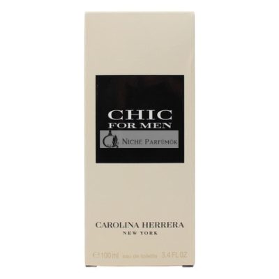 Carolina Herrera Chic Eau de Toilette Spray férfiaknak, 100 ml