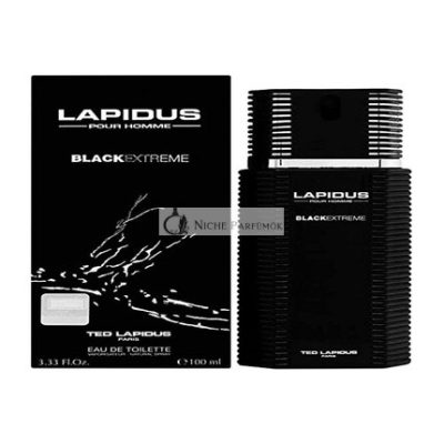 Ted Lapidus Lapidus Pour Homme Black Extreme Eau de Toilette Férfi 100 ml