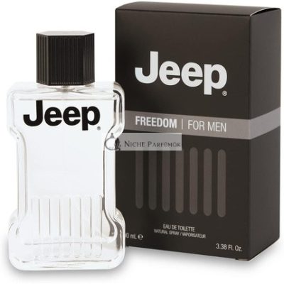 Jeep Freedom Eau de Toilette Klasszikus Aromás Fougère Férfi Illat, 100 ml