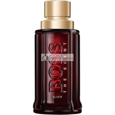 Boss The Scent Elixir Férfi Parfüm, Ambrás Illat Pimento és Lavandin Jegyekkel