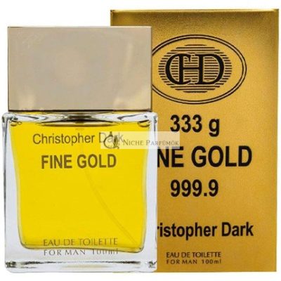 Christopher Dark Fine Gold Eau De Toilette Férfiaknak - 100 ml