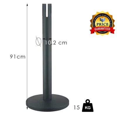 XXL szalagos kordonoszlop, 10m, szalag nélkül (XXLOF)