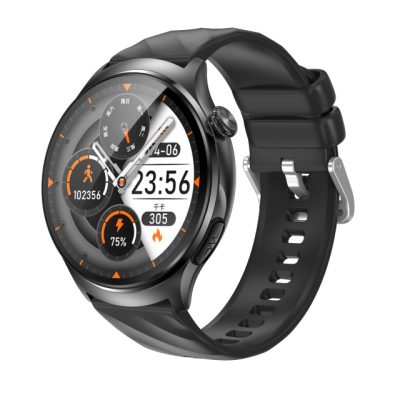 wonlex MF19-F bluetooth EKG és vércukormérő okosóra, fekete