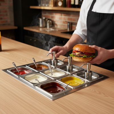 GN edény 1/9 100 mm, 1 l, rozsdamentes - Német minőség