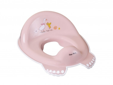 Tega Baby Málna WC szűkítő – rózsaszín, csúszásgátlós, erdei állatos mintával