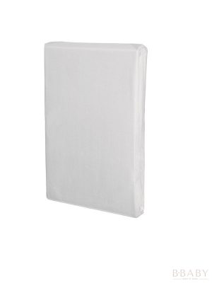 Fehér gumis pamut lepedő 110x170 cm gyerekmatracra – természetes, 100% pamut