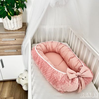 Phoebe – Babafészek púder pamuttal és minky belsővel | Antiallergén töltet