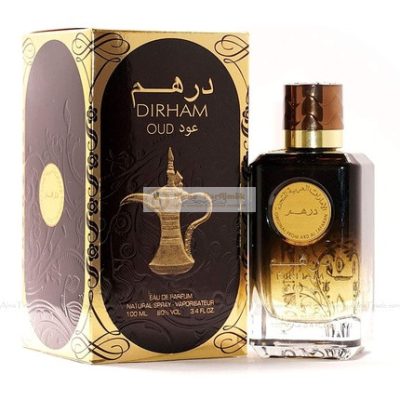 Dirham Oud 100ml Eau de Parfum - Orientális Musky Sandalwood férfiaknak és nőknek, 100ml