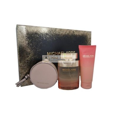 Michael Kors Wonderlust Eau de Parfum 100 ml testápoló 100 ml és kerek táska
