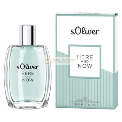 S.Oliver Here And Now Férfi Eau De Toilette - Fűszeres Meleg Férfias
