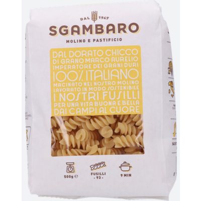 Sgambaro fusilli tészta, 500 g