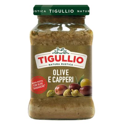 Tigullio pesto olivabogyoval és kapribogyóval, 185 g