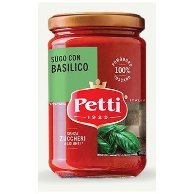 Petti bazsalikomos paradicsom szósz,300g