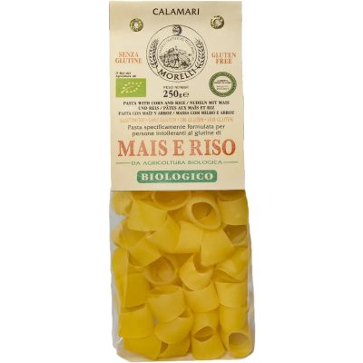 Morelli Calamari gluténmentes tészta kukoricalisztből és rizslisztből, 250g
