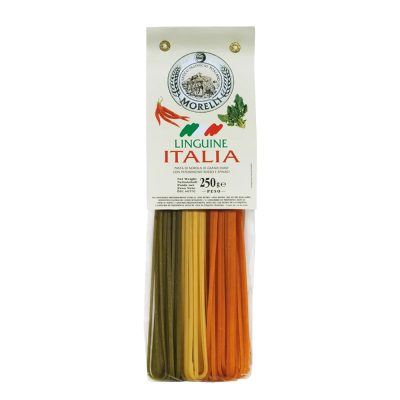 Morelli Italia Linguine trikolor durumtészta, 250g