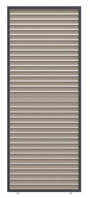 Rojaplast bioklimatikus pergolához vízszintes, zárható - mozgatható alumínium árnyékpanel - 1,3 méter (kiegészítő)