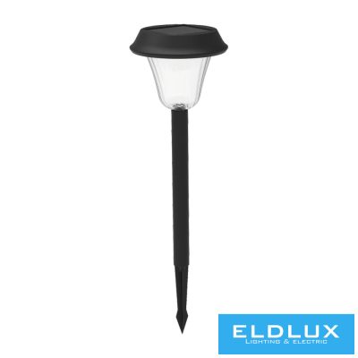 UNIVERSO Solarlámpa fűbe szúrható 4.5V-300mAH 15lm 3000k+RGB IP54 fekete