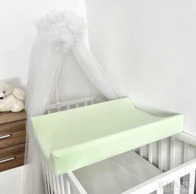 Almazöld pelenkázólap huzat 50×70 cm – 100% pamut, gumis, ékes pelenkázóra