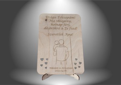 Esküvői Szülőköszöntő Ajándék (Apának Vőlegénytől)