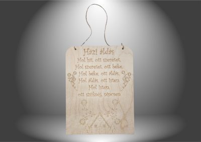 Házi Áldás Tábla