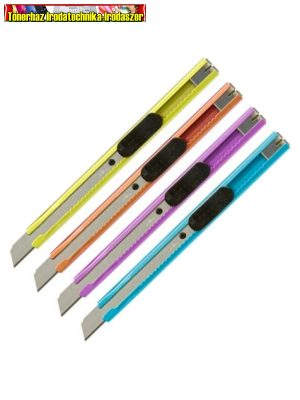 DELI 2066 metal barkácskés Snitzer 9mm fém test (Univerzális kés 9mm sniccer) (Barkácskés) kül. színben