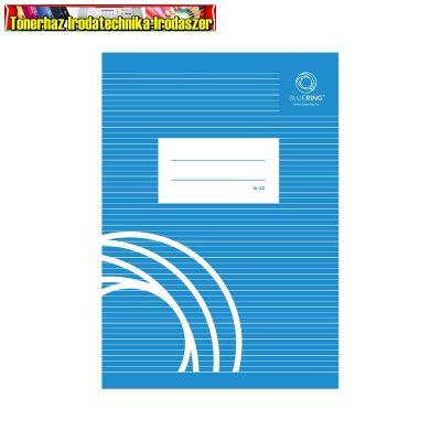 Füzet A/5 32 lapos 16-32 2.osztályos vonalas Bluering®