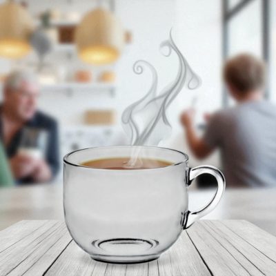 Breakfast reggeliző csésze, 700 ml, üveg, 6 db-os csomag