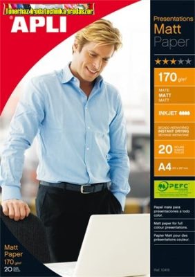 Apli tintasugaras papír kétoldalas matt A4 170gr 20 lap LEAA10418 