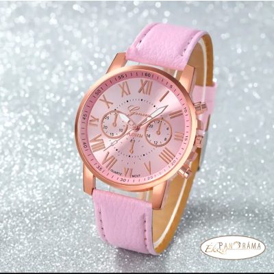 Női Geneva karóra - Rózsaszín