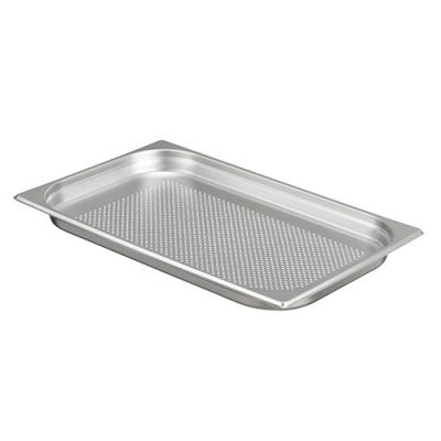 GN edény 1/1 40 mm alul perforált - Profi rozsdamentes kivitel