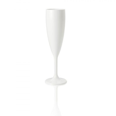 Wellness fehér pezsgős pohár 190 ml-es, polikarbonát, 2 db-os csomag - Német minőség