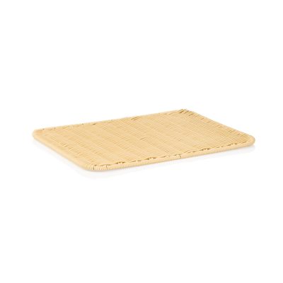 Kínáló tálca 40x30x1 cm világos bézs polipropilén - Német minőség