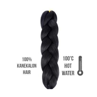 Afro szintetikus 100% kanekalon haj, 60 cm, 85 g, 1