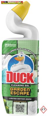 Duck Cleaning Gel Garden Escape WC-tisztító folyadék 750 ml