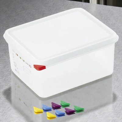 Araven GN edény 1/2 150 mm 10 liter ételtároló légmentesen záró fedővel