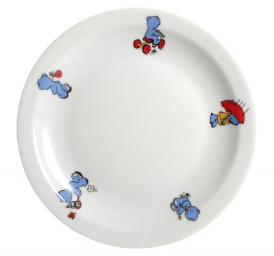 Macis Lapos tányér gyerekeknek 21 cm porcelán, 6 db-os csomag