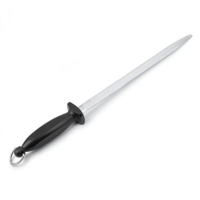 Hentes késélező - Fenőacél 30 cm Ovális Forma, Kiváló Minőség