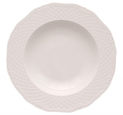 Afrodyta lapostányér 24 cm porcelán, 6 db-os csomag