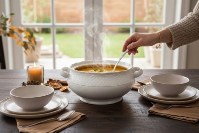 Afrodyta levestál fedővel 2,7 liter porcelán