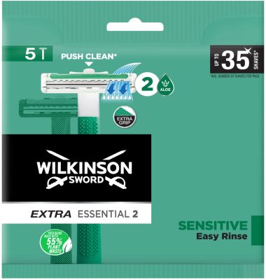 Wilkinson EXTRA2 Sensitive 5 db-os eldobható borotva (20/karton)