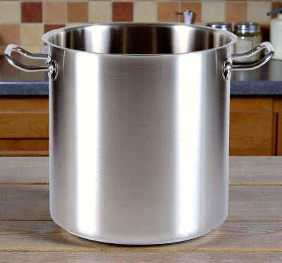 Fazék 98 literes, 50 cm, rozsdamentes, szendvicstalpas