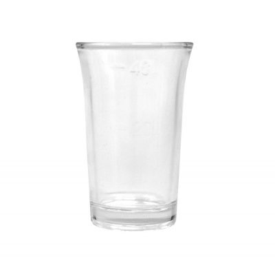 Pálinkás pohár, 40 ml, 2-4 cl mérték jellel, 6 db-os csomag