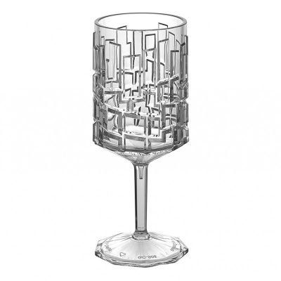 Polikarbonát boros pohár 300 ml, átlátszó