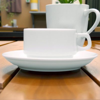 Kaszub Mokkáscsésze + Alj – 0,09 liter, 6 db-os csomag, Porcelán – Elegancia a Kávézás Pillanataihoz