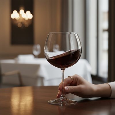 Gala burgundy kehely, 510 ml, 6 db-os csomag - Rona minőség