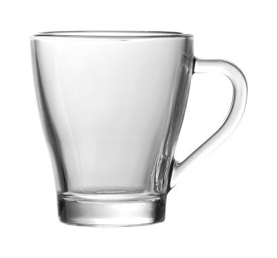HOLLYWOOD bögre 270 ml, üveg, 6 db-os csomag