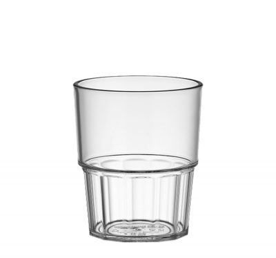 Polikarbonát pohár 180ml egymásba rakható, 6 db-os csomag
